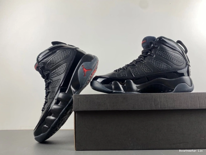 Boostmaster lin Bred Jordan Air 9 Patent Retro 302370-014 0712